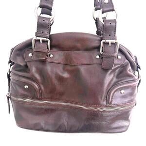 Danier Chocalat Brown Leather Handbag- EUC